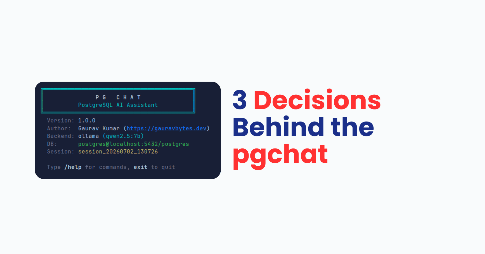 Upgrading My PostgreSQL AI Agent: 3 Architecture Decisions I Made (And Why)